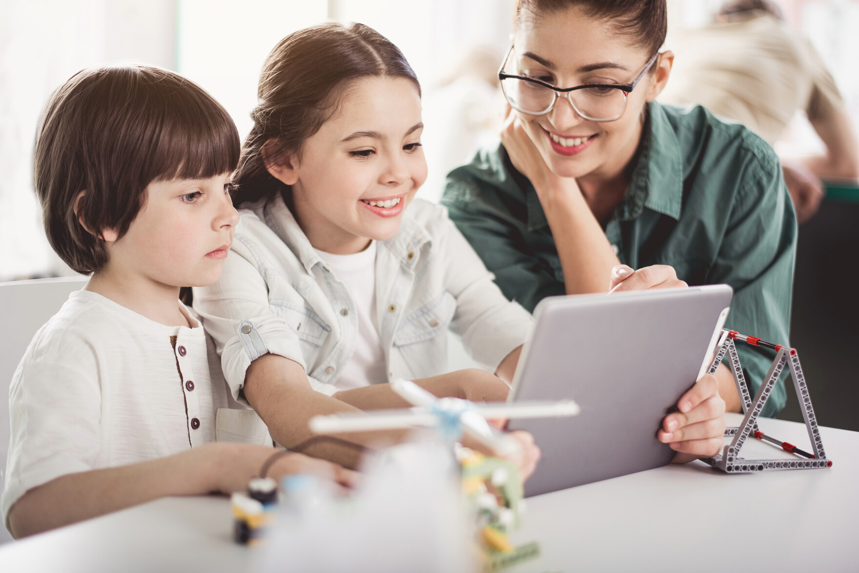 Schüler bereiten sich auf Prüfung vor